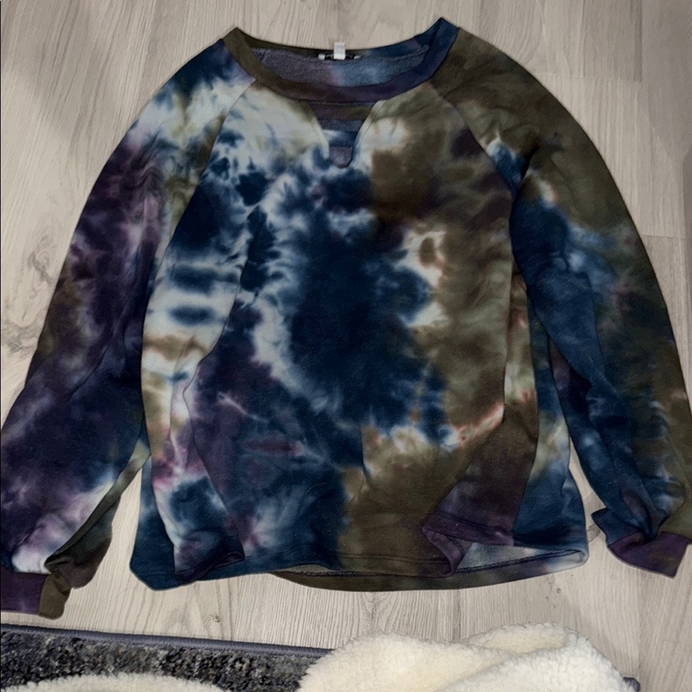 White Birch Multicolor Tie-Dye Shirt